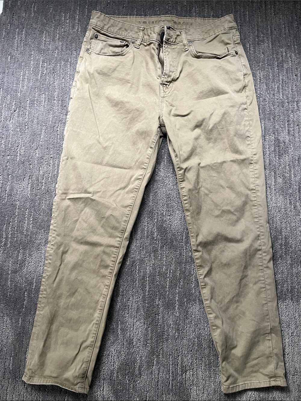 American Eagle Outfitters Men's Chinos in Light Tan
